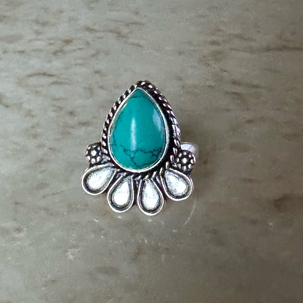 NWOT Sundance Phoenix Ring, Turquoise, Sterling Silver
